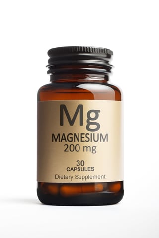 Magnesium supplement capsules for brain health